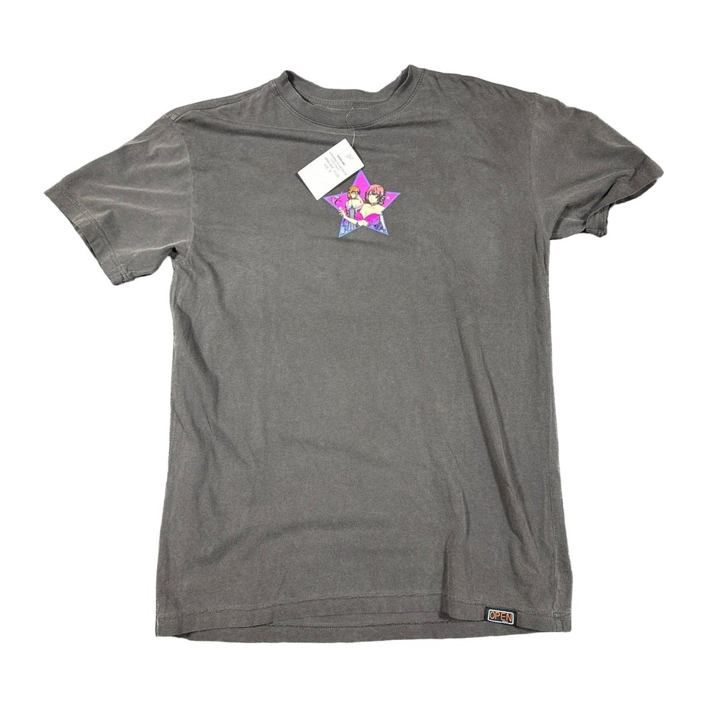 Open 925 Streaming Of You Graphic Tee Mens Medium Black Overdye NWT Streetwear